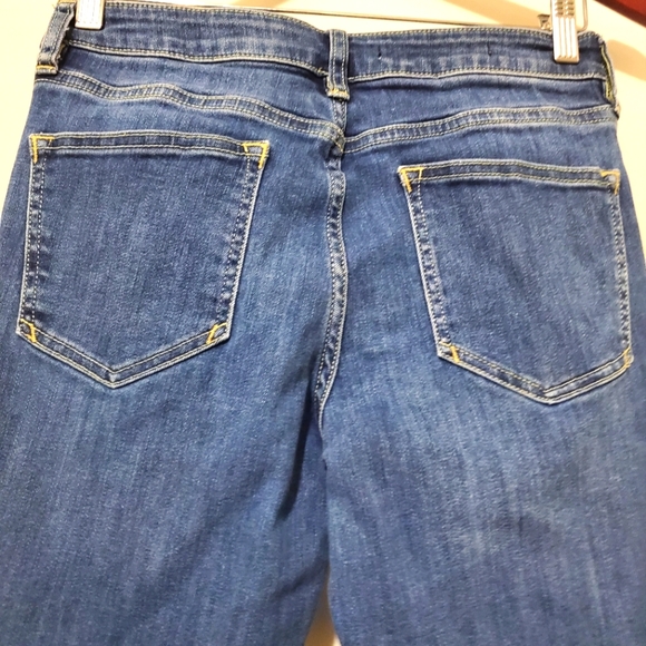 Pilcro and the Letterpress STET Slim Crop Slit Jeans Sz 28 - Picture 7 of 9